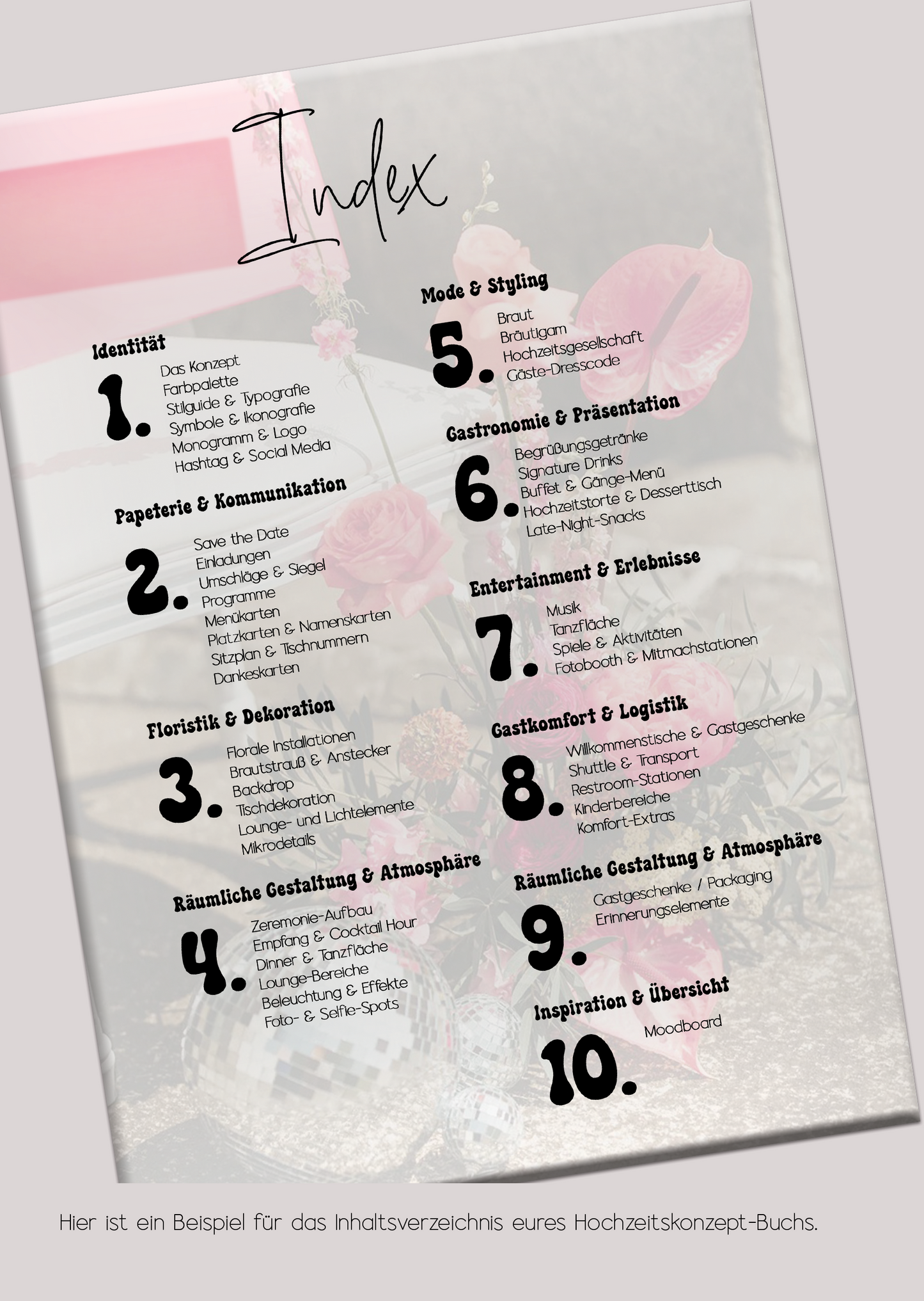 Das Konzeptbuch – Die Handschrift eurer Feier