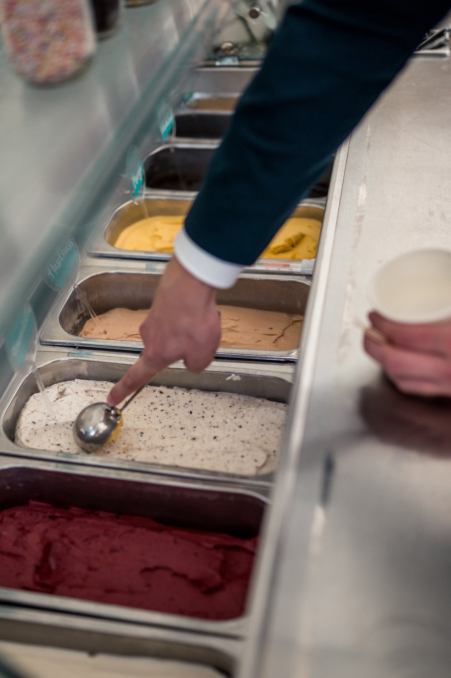 Anzahlung für Eiswagenvermietung