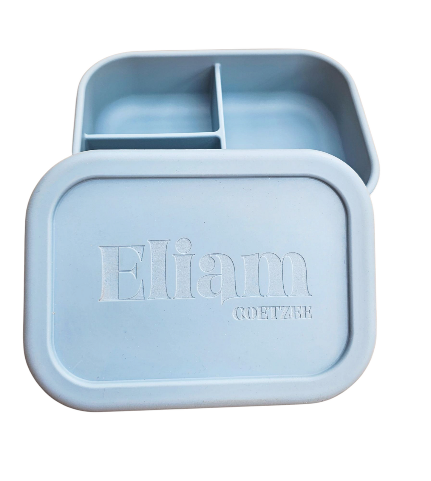 Personalisierte Bento-Lunchbox aus Silikon – mit Gravur