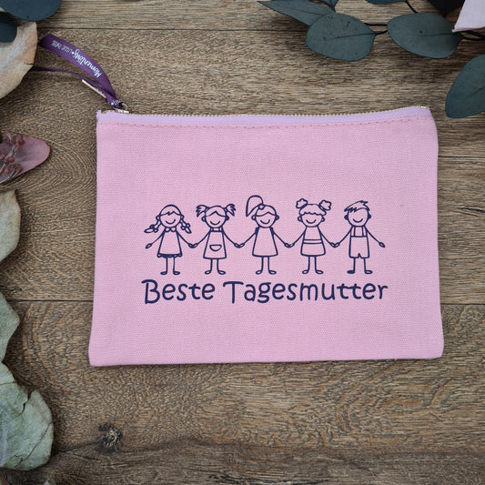 "Beste Tagesmutter" Geschenktasche aus Baumwolle