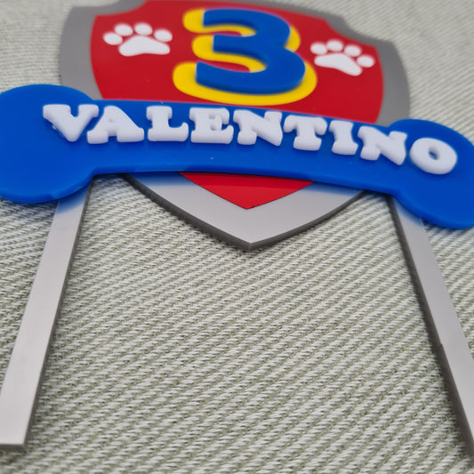 Hund Cartoon 3d Kuchentopper