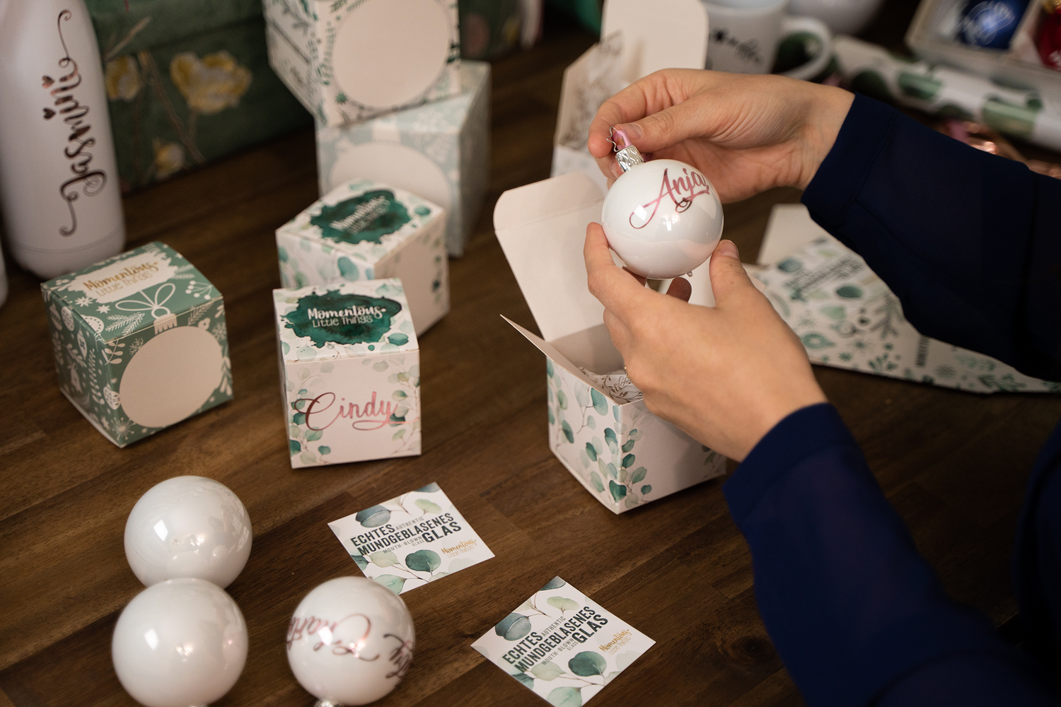 Personalisierte Kugeln