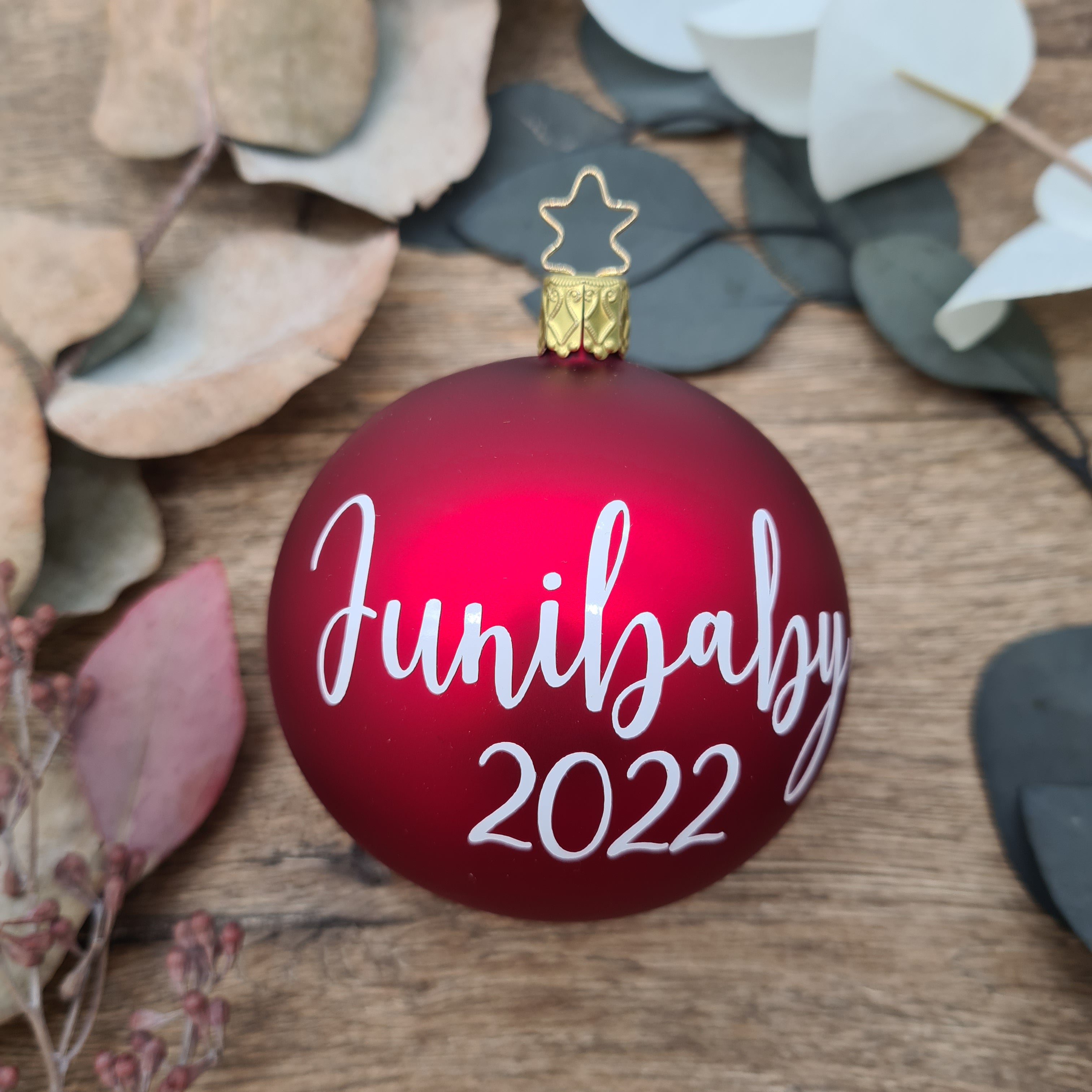 Personalised Name on Red Bauble