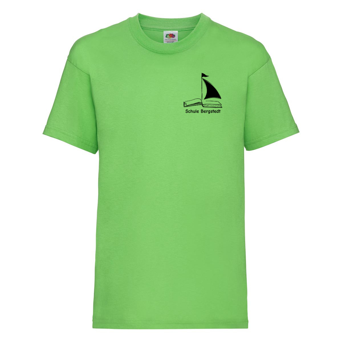 Schule Bergstedt T-Shirt Limettengrün