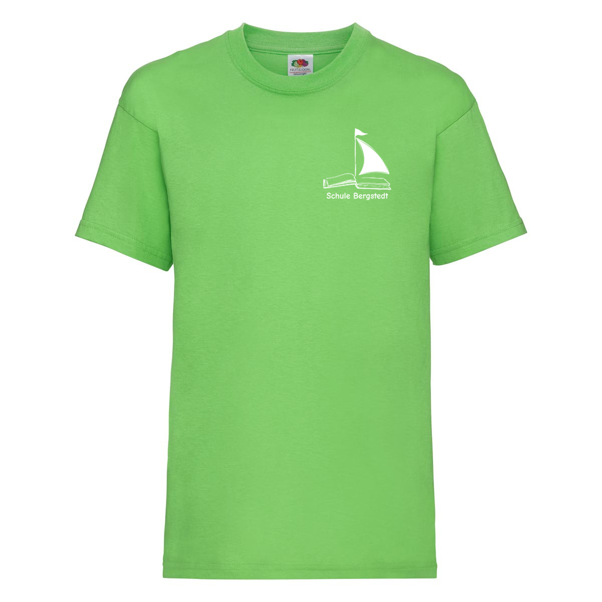 Schule Bergstedt T-Shirt Limettengrün
