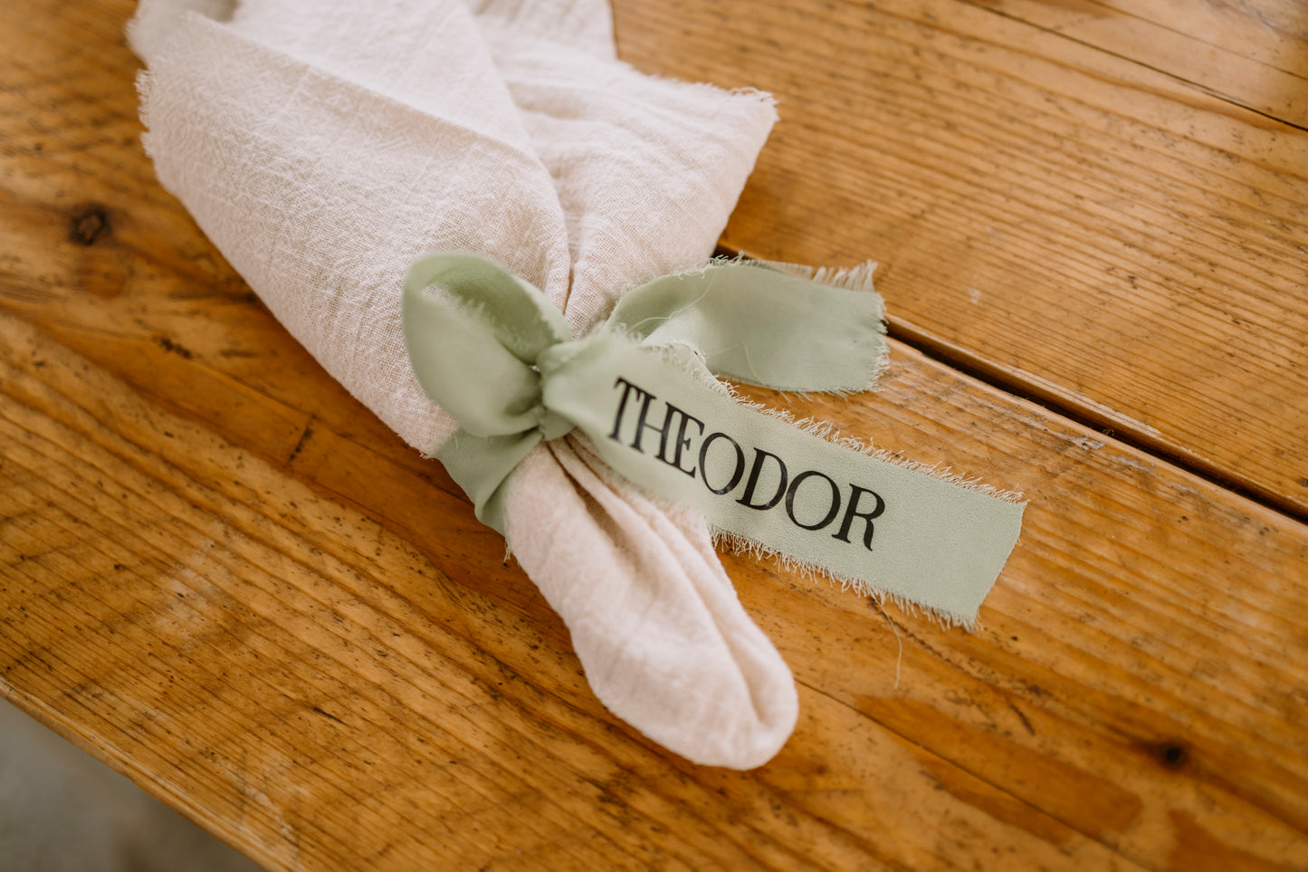 Personalisierte Hochzeits-Gläserbänder