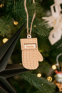 Holz-Mitten-Ornament