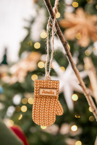 Holz-Mitten-Ornament