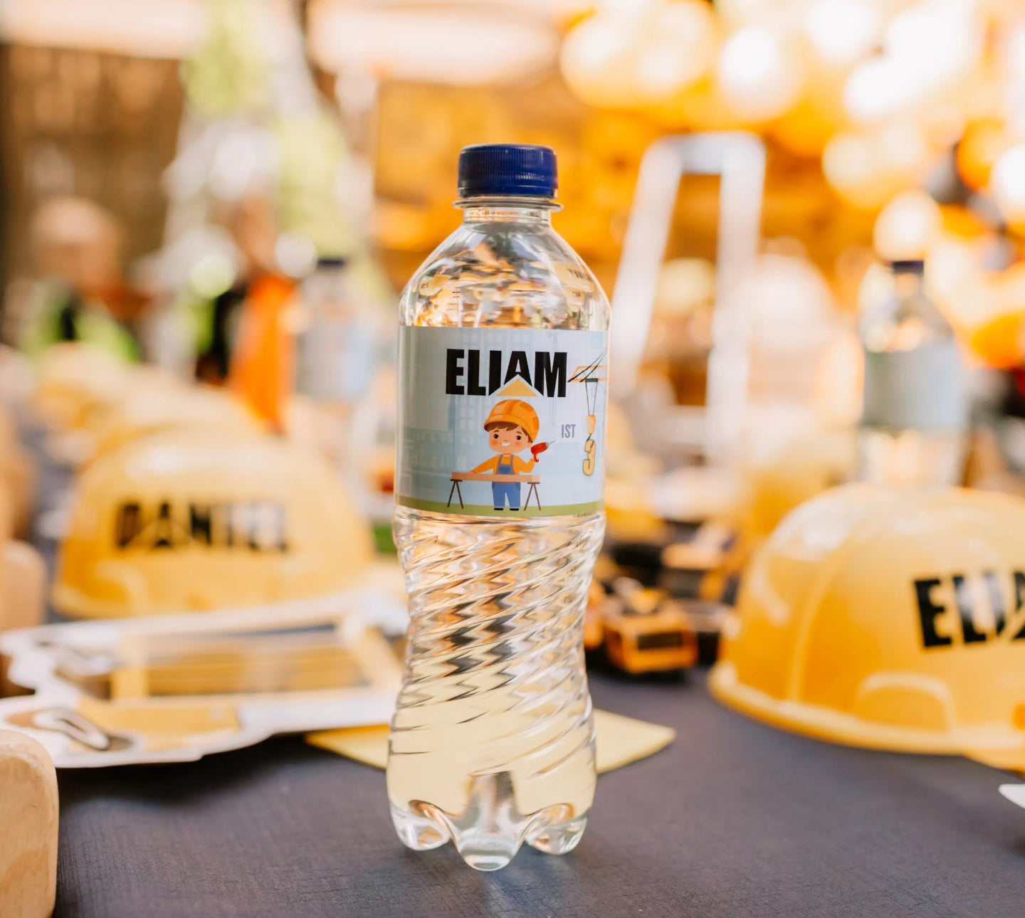 Personalisierte Wasserflaschenetiketten bedruckt