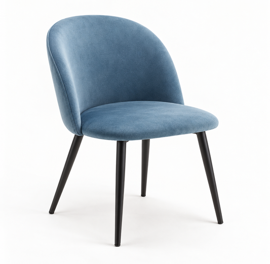 Mietstuhl „Xitulu“ – Samt Blau