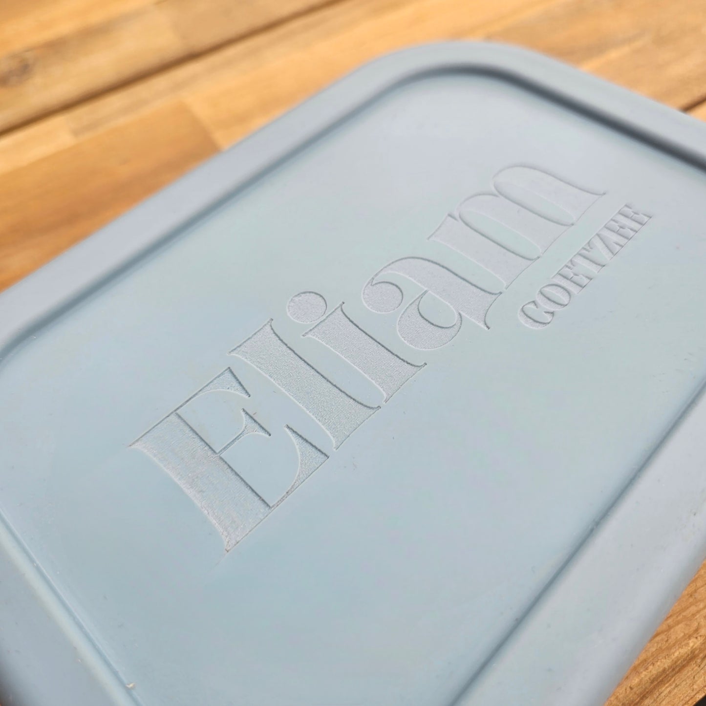 Personalisierte Bento-Lunchbox aus Silikon – mit Gravur