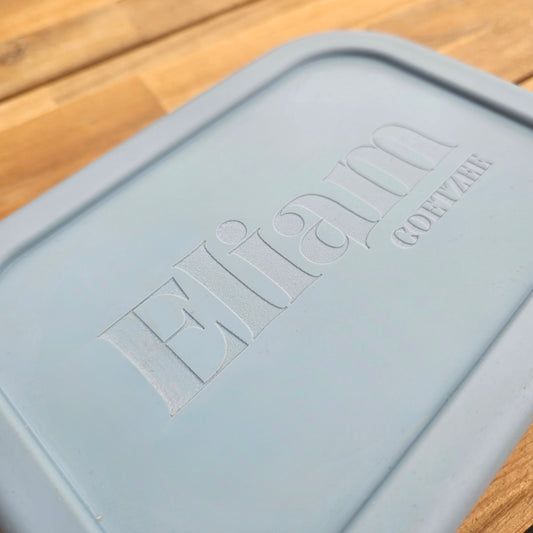 Personalisierte Bento-Lunchbox aus Silikon – mit Gravur