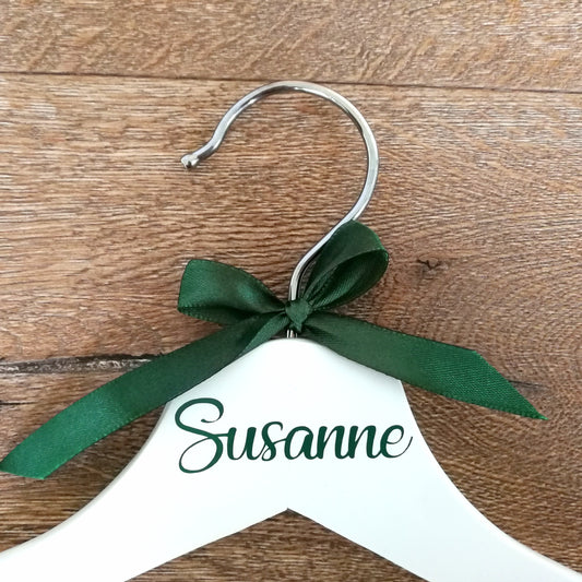 Personalised Wedding Dress Hanger