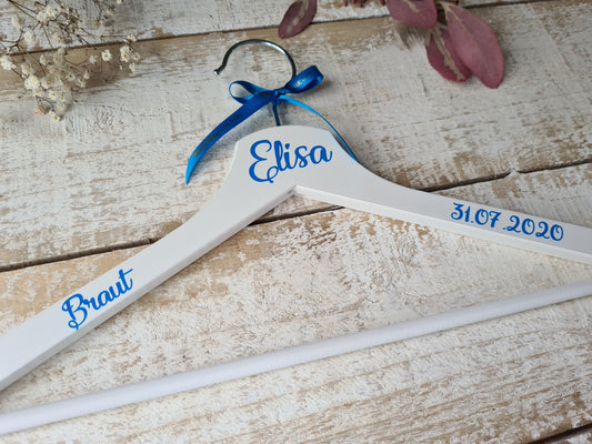 Personalised Wedding Day Bridal Hanger