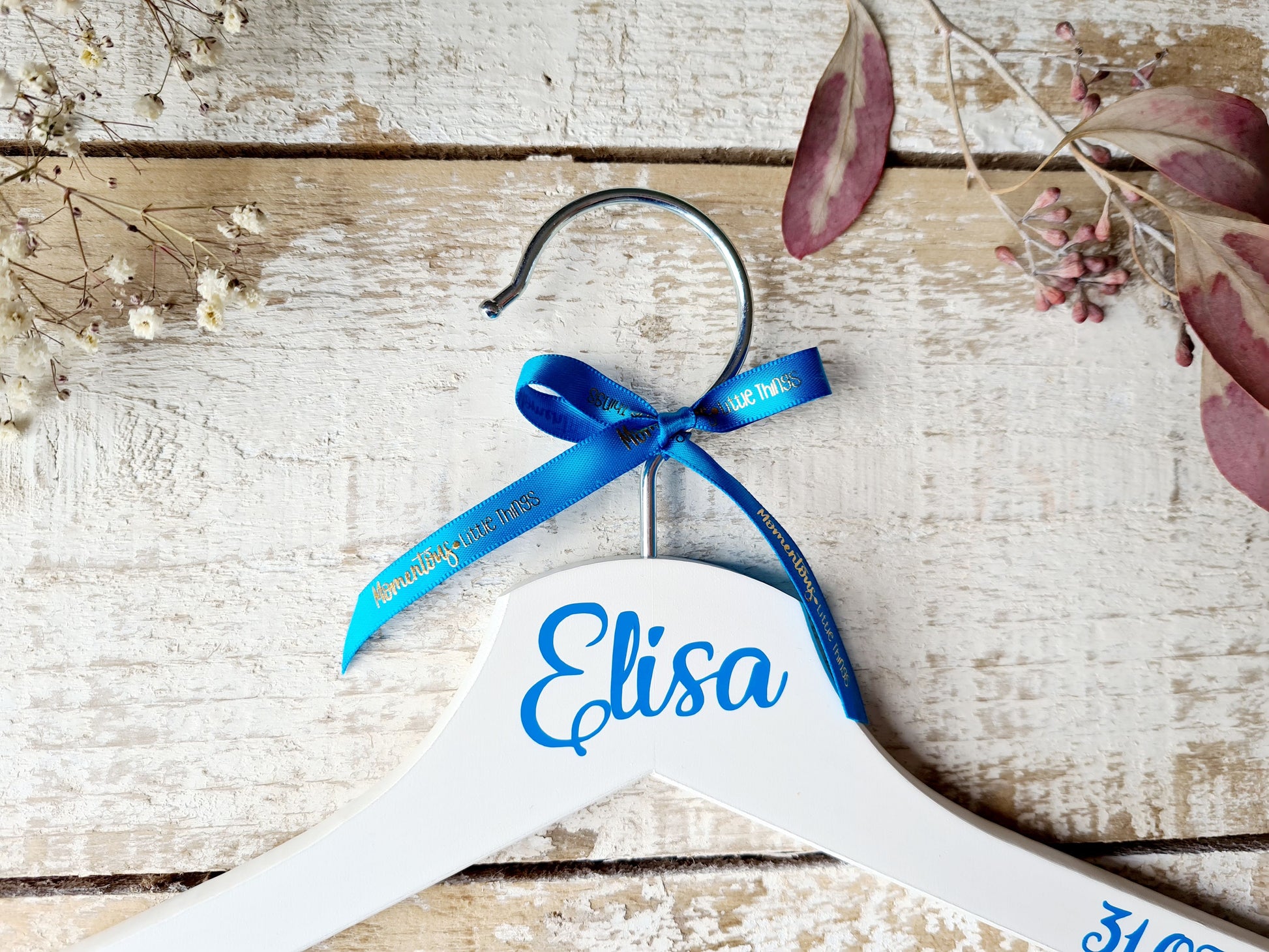 Personalised Wedding Day Bridal Hanger 