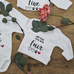 Load image into Gallery viewer, Pregnancy Announcement Onesie - &quot;And then there were Four (4)&quot;
