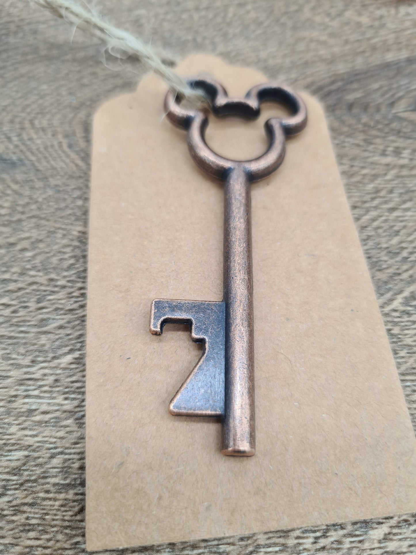 Mickey Keyring Key Bottle Opener Copper Guest Gift Favour Fairytale Wedding Party Name Card Promotional Gift