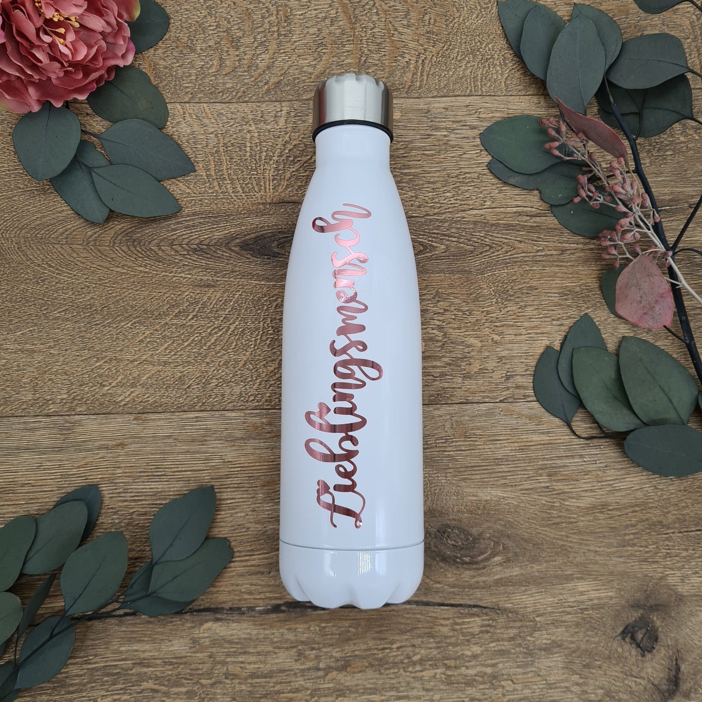 Rose Gold &amp; White Bottle For Favorite Person