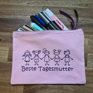 "Best Childminder" cotton stationery pouch