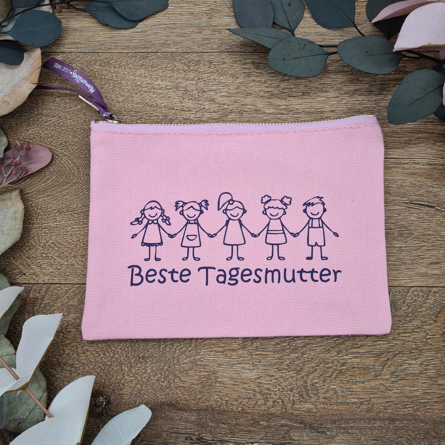 "Beste Tagesmutter" Geschenktasche aus Baumwolle