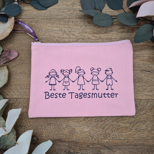 "Beste Tagesmutter" Geschenktasche aus Baumwolle