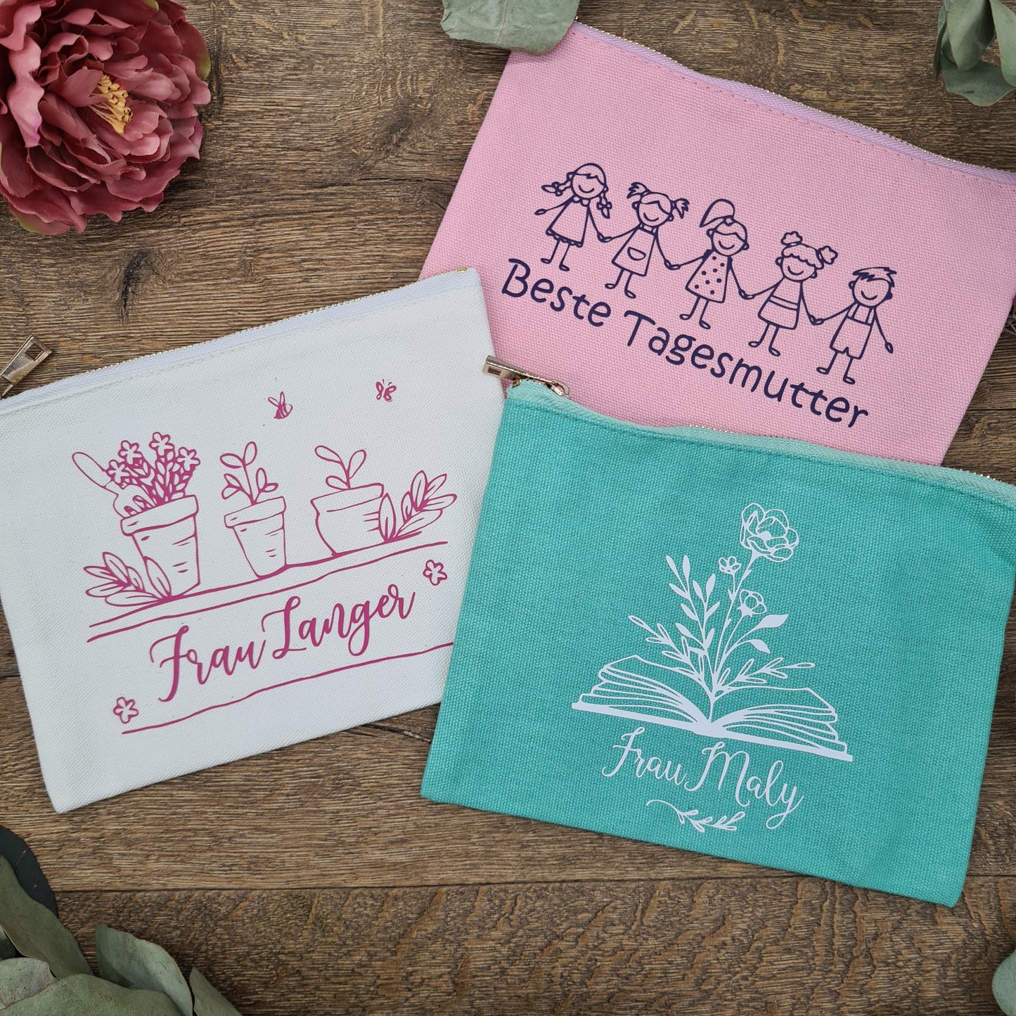 Teacher's Gift Cotton Stationery Pen Bag