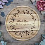 Cargar imagen en el visor de la galería, Wedding and Anniversary Board made from Acacia Wood
