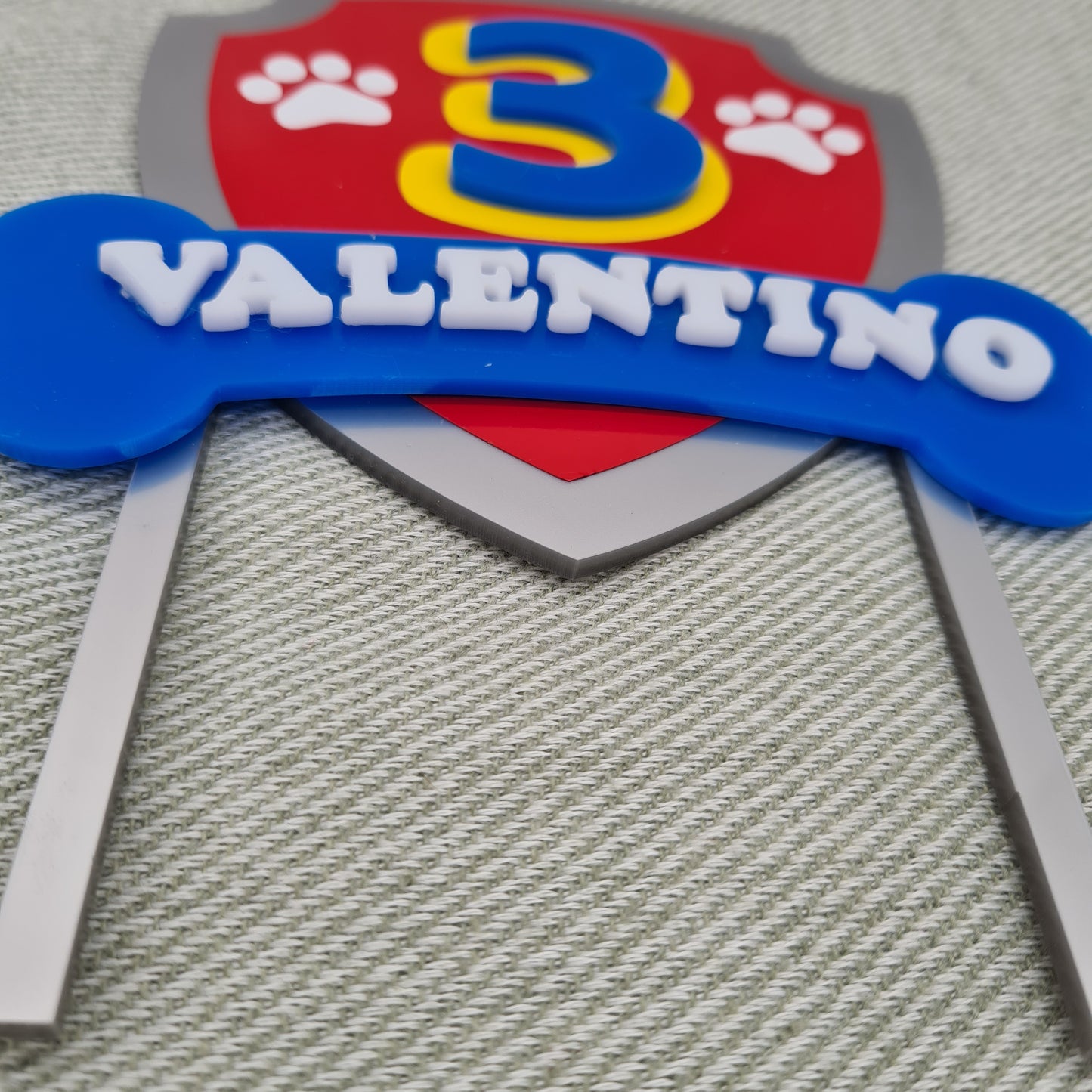 Hund Cartoon 3d Kuchentopper