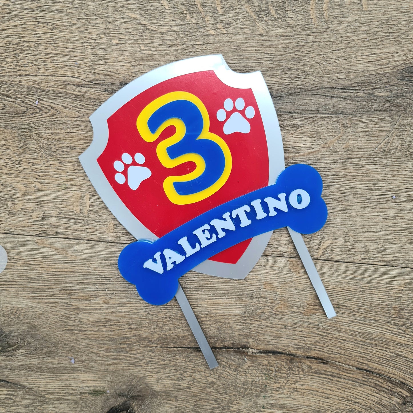 Hund Cartoon 3d Kuchentopper