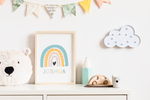 Load image into Gallery viewer, Rainbow Poster for Baby Boy Nursery
