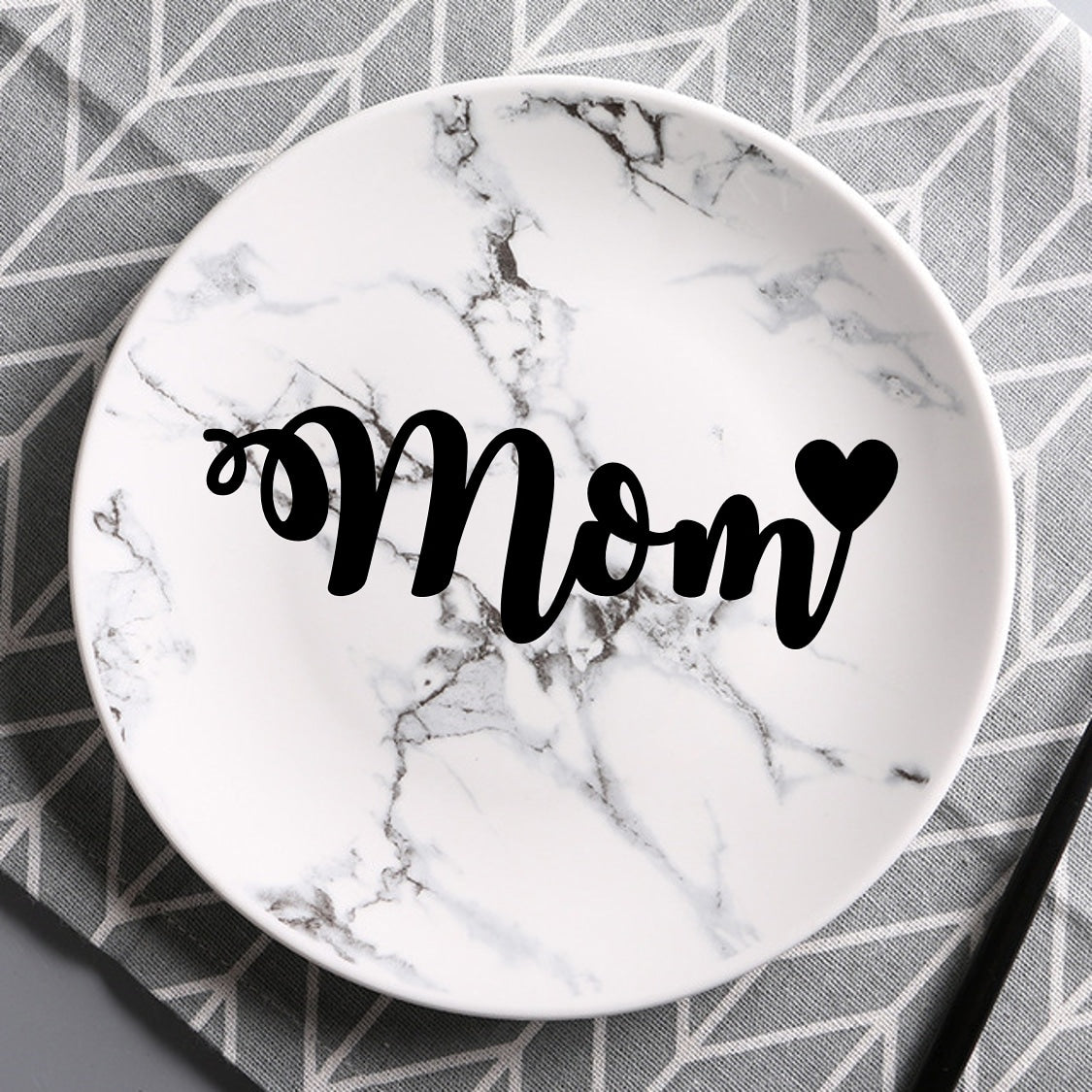 Marble Jewellery Ring Dish with Personalisation