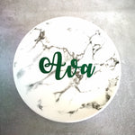 Charger l&#39;image dans la galerie, Marble Jewellery Ring Dish with Personalisation
