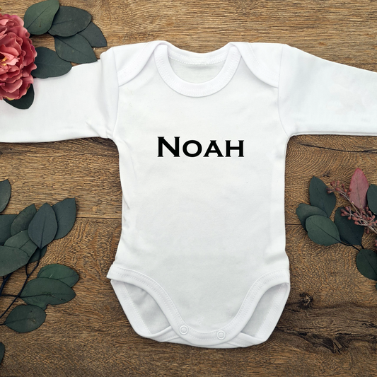 Personalised Baby Name Onesie