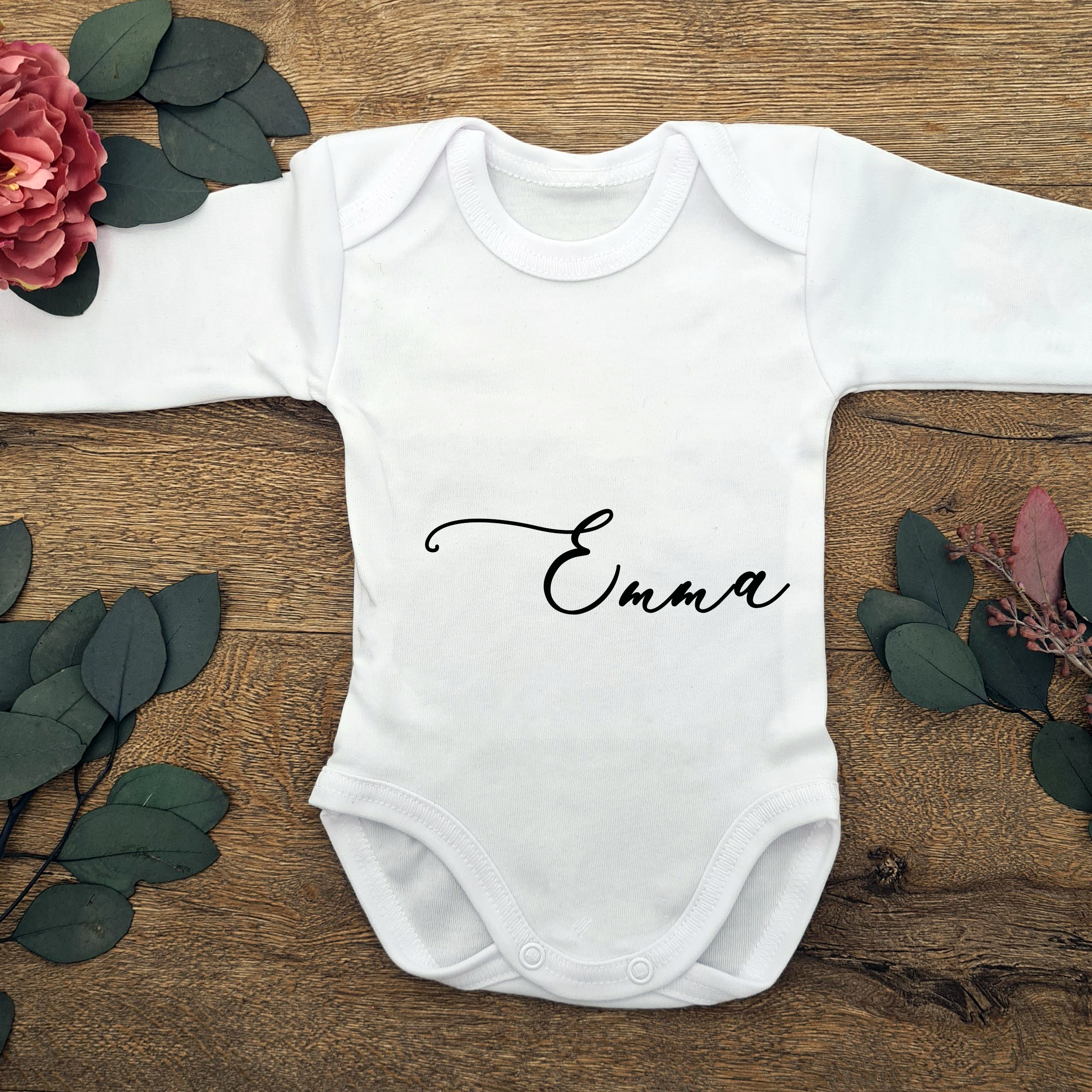Personalized baby name onesie