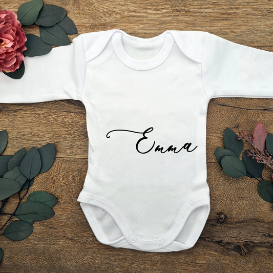 Personalised Baby Name Onesie